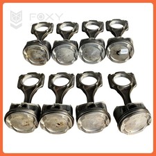 10-19 BMW 550i 650i 750i X5M X6M N63 S63 4.4L Engine Piston w/ Rod Set Of 8 OEM picture