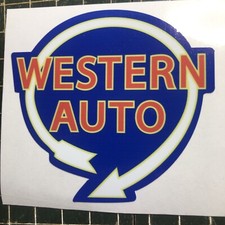 Western Auto Store Revelation Kansas City Tool Box Decals 3 1/2” picture