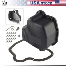 High Capacity Cast Aluminum Oil Pan For 2011-2016 GM Sierra GMC 6.6 LML Duramax picture