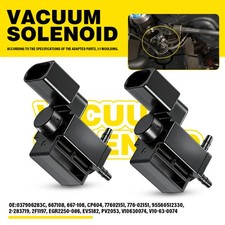 1/2x EGR Vacuum Solenoid Valve For Audi A3 S3 Sportback 1997-2023 OE CP604 Valve picture