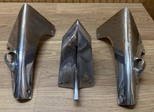 Vintage 1957 Century Resorter Boat Bow Trim AF C712 AF C711 Chromed Bronze picture