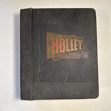 Vintage 1956 Holley Carburetor Company Third Ed. Master Catalog Data Book Binder picture