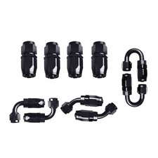 10PCS 4AN 6AN 8AN 10AN 12AN For Fuel Oil Gas Hose End Fitting Adapter Kit picture