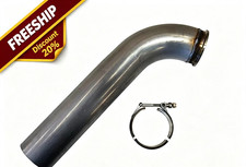 Cummins 12V 24V Exhaust Downpipe Section with Flange Clamp 1808 picture