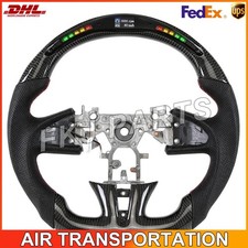 Real Carbon Fiber LED Steering Wheel For Infiniti Q50 with Heated 2014-2017 picture