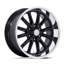 20x9.5 US Mags UC145 Rambler 6 Gloss Black W/ Diamond Cut Lip Wheel 6x5.5 (1mm) picture