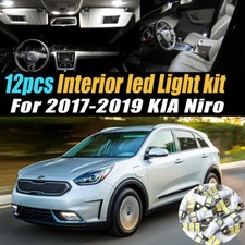 12Pc Super White Car Interior LED Light Bulb Kit Pack for 2017-2019 KIA Niro picture