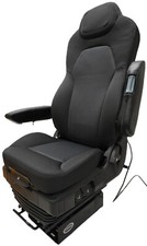 NEW PRIME TOURING COMFORT TC200C BLACK CLOTH TWO TONE AIR RIDE TRUCK SEAT picture