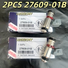 NEW 27609-01B 2X Fuel Injectors 28040151A, 28040071A picture