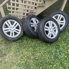 Mercedes-Benz 4 Tires and Rims 275/55r19 111w Used Good Condition picture