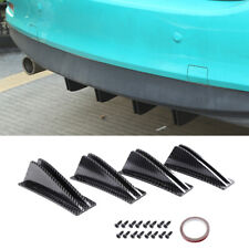 For Pontiac GTO 2004-2006 Rear Lower Bumper Lip Shark Fins Spoiler Carbon Fiber picture