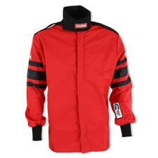 RaceQuip® 111016RQP 110 Series Driving Jacket SFI 3.2A/1 - Red/Black Stripe - XL picture