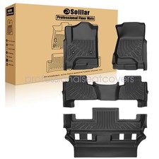 TPE 3D Floor Mats Liners 4Pcs Black For 2015-2020 Cadillac Escalade All-Weather picture