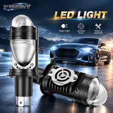 2Pcs H4/HB2 9003 150W Bi-LED Projector Lens Hi/Lo Motorcycle LED Headlight Bulbs picture