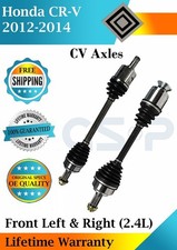 GSP OEM Front CV Axles For 2012-2014 Honda CR-V 2.4L Lifetime Warranty picture