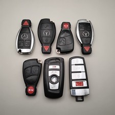 Lot of 7 Used Key FOBs Mercedes Benz, Volkswagen, BMW OEM Used Untested As-Is picture