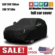 Heavy Duty Waterproof Full Car Cover All Weather Protection Outdoor Dustproof US picture