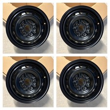 14x5.5 Set of 4 Toyota Camry 1992-2000 Steel BLACK Wheels 14