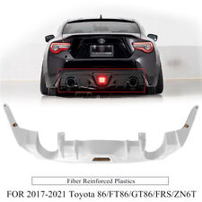 Fit 2017-2021 Toyota FT86/GT86/FRS/ZN6T Unpainted Rear Bumper Lip FRP Diffuser picture
