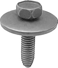 GM Metric Body Bolts M6-1.0 x 25mm Hex Head Sems, Class 9.8 - Qty 50 picture