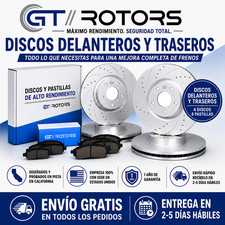 [Delanteros Traseros] Discos de Freno y Pastillas para Nissan Sentra 2013-2019 picture