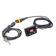 Digital Water Temperature Gauge with 1/8 NPT Sensor 14-302°F picture