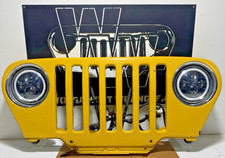 97-06 Jeep TJ Wrangler PYH Solar Yellow Front Grille Panel Headlights & Harness picture