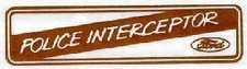 FORD INTERCEPTOR ORIGINAL DECAL STICKER SSP FALL OUTLAW FORD SPEED STREET SALE picture