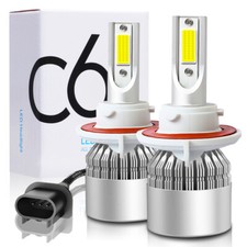 2x H13 9008 LED Headlight Bulbs Kit High Low Dual Beam 6500K Super Bright White picture