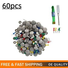 60PC Car Roof Liner Ceiling Kit Repair Buckle Sagging Headliner Pins Rivet Snap picture