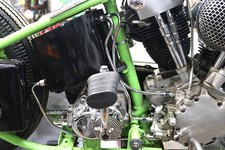 Chrome Oil Line Set for Harley-Davidson picture