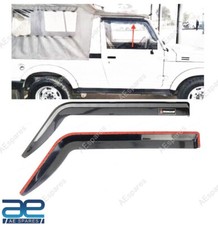 2x Door Visor Weather Shield Wind Deflector Unbreakable For Suzuki Samurai @US picture