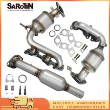 3x Catalytic Converters For 2004 2005 2006 2007 Toyota Highlander 3.3L EPA picture