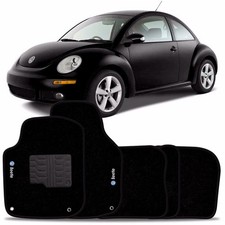 Set 5pcs Car Floor Mats Black VW New Beetle Embroidery LHD 1998-2011 Solid Botto picture