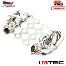 L&TEC Shorty Headers for 05-10 Ford Mustang GT 4.6L Shelby Bullitt Lujo Modular picture