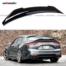 HIGHKICK PSM STYLE REAR TRUNK SPOILER WING FOR 2018-2023 KIA STINGER GLOSS BLACK picture