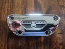  Vintage Chrome Willie G Harley Davidson Skull Handlebar Clamp part # 56060-01 picture