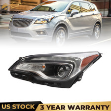 Driver Left Halogen Headlight For Buick Envision 2016-2018 W/ LED DRL Bulbs picture