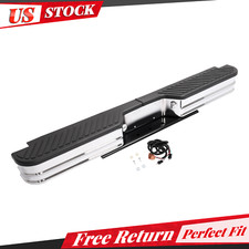 Universal  Steel Step Rear Bumper Assembly Fleetside Chrome  New F-Series F-250 picture