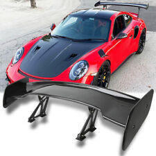 57” Rear Spoiler Wing Lip Adjustable GT-Style Glossy For Porsche Carrera 911 992 picture