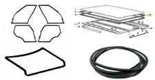 For BMW E12 5 SERIES 1972-1981 Door + Trunk Lid Rubber Sunroof Seal Gasket 6 pcs picture