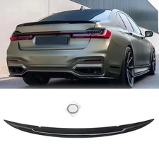 MP Style Rear Trunk Spoiler Wing For 2016- 2022 BMW 7 Series G11 G12 Gloss Black picture
