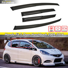 4X Fit 2009‑2014 Honda Fit Window Visor Rain Guards Deflector picture
