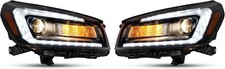 For 2013-2016 GMC Acadia 2017 Limited Halogen Headlight w/LED DRL Projector Pair picture