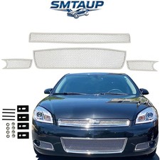 Mesh Grill Fits 2006-13 Chevy Impala/14-16 Limited Chrome Stainless Grille Combo picture