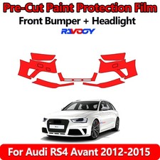 8.5Mil PreCut Front Bumper PPF Kit Film For Audi RS4 Avant 2012-2015 picture