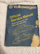 Volkswagen Official Service Manual Beetle & Karmann Ghia 1966, 1967, 1968, 1969 picture
