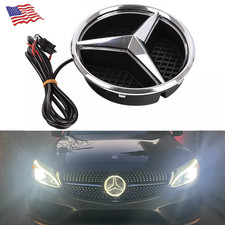 FOR Mercedes Benz ML350 LED Front Grille Star Emblem Light Illuminated Badge⭐ picture