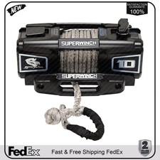 Superwinch 1155401 Scorpion 10,000LB 12V DC Winch With Synthetic Rope Black picture