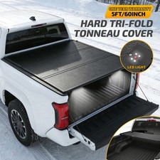 For 2024-2026 Toyota Tacoma 5.0FT Hard Tri Fold Cover Scratch Resistant picture